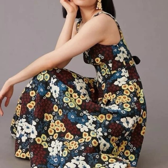 Anthropologie Maeve Marigold MIDI Dress classic 🫶🏼 - Picture 3 of 9